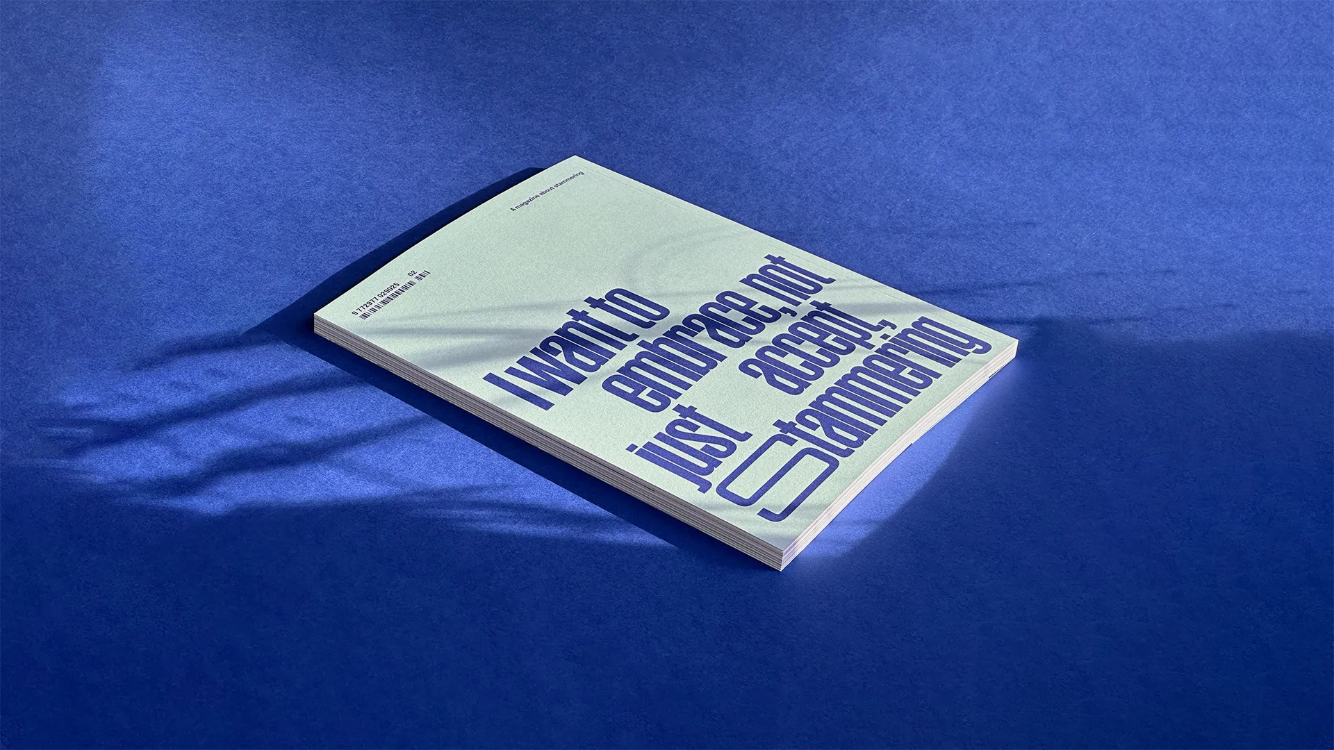 The back cover of Dysfluent Issue 2.